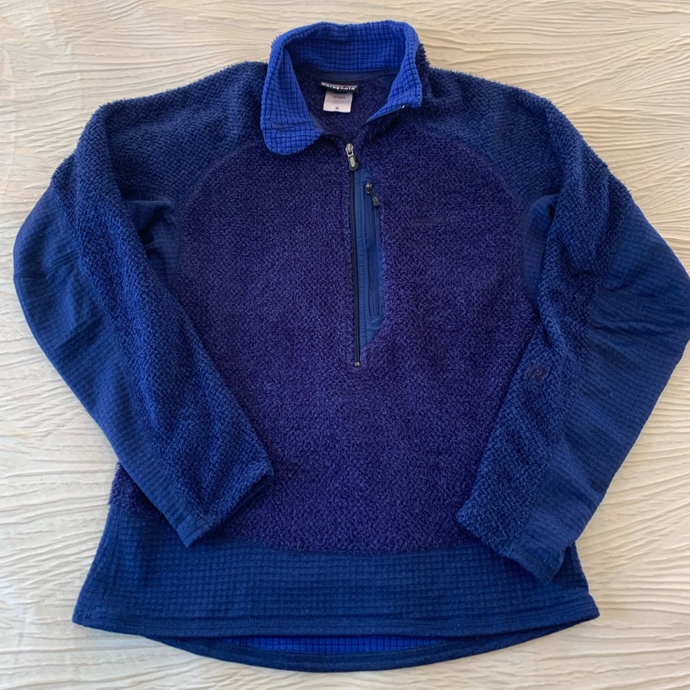 Vintage Patagonia Made in USA Royal Blue Alpine Fleece style no. 25242F5 size M